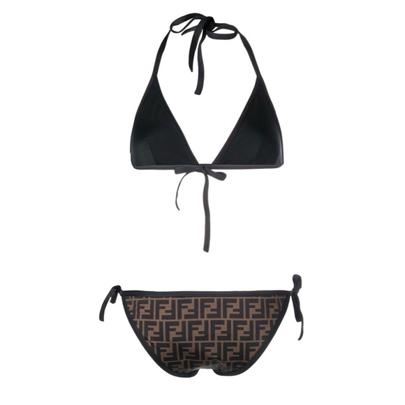 FENDI 2023 FF REVERSIBLE LOGO BIKINI IT36 NWT - Picture 6 of 10